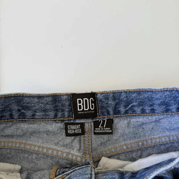 BDG Urban Outfitters Women's Straight High Rise Vintage Style Jeans Size 27 - Picture 4 of 8